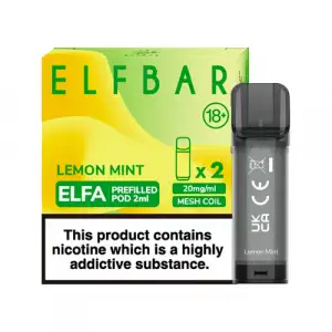 ELF BAR ELFA PRE-FILLED PODS (PACK OF 2) - Lemon Mint